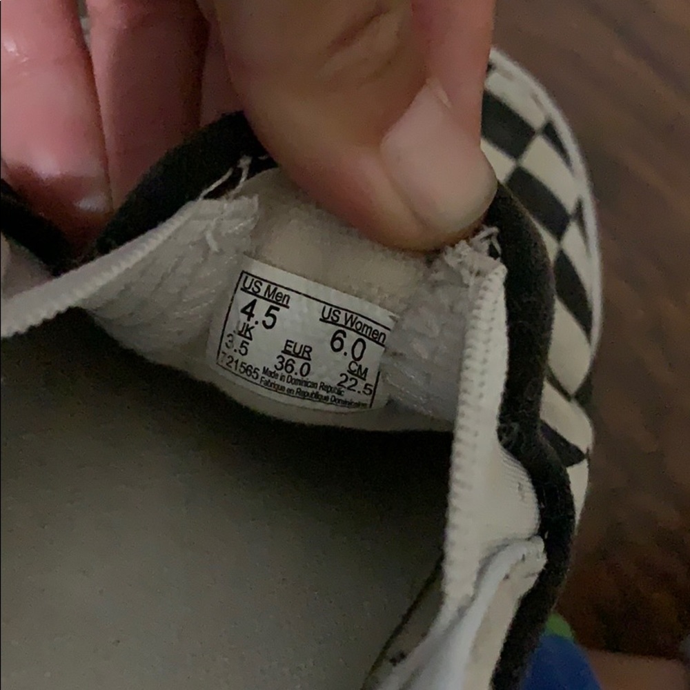 Checkered Vans - Picture 6 of 6